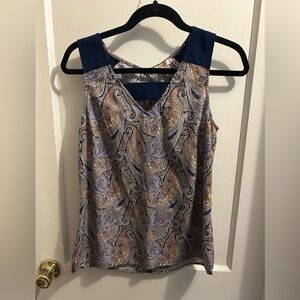 Skies Are‎ Blue paisley tank women’s small